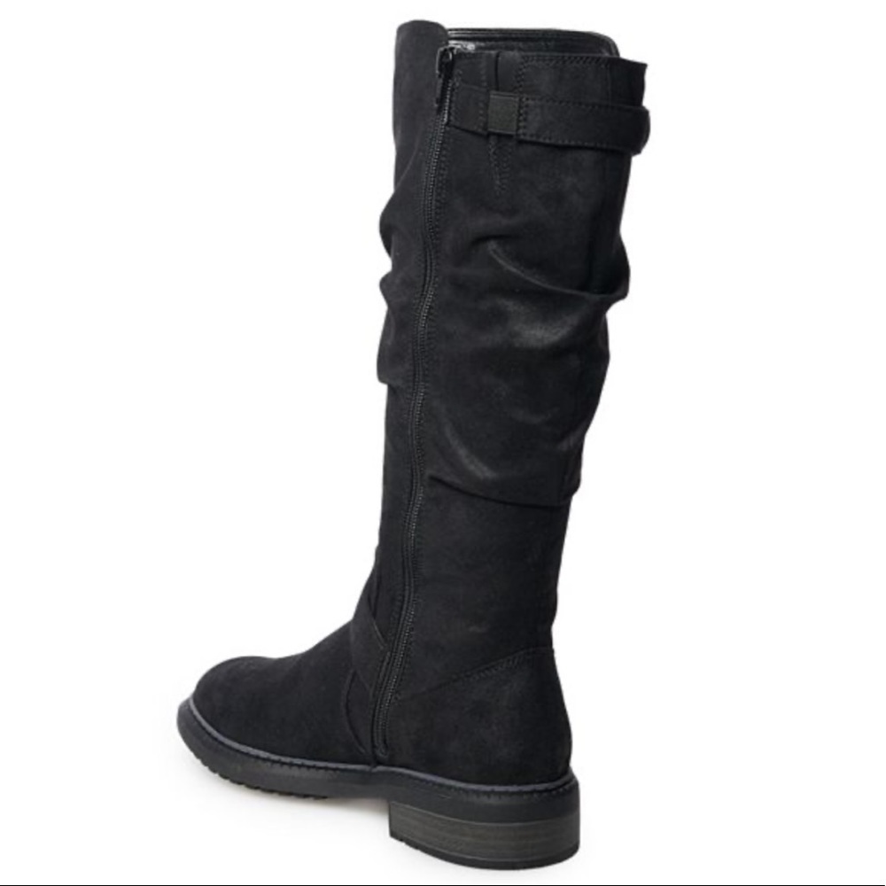Sonoma Good For Life Black Rumer Riding Boots - Picture 3 of 8